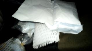 Well wrapped bag of liquid found