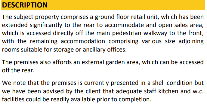 Lease extract showing no connected water services at the property
