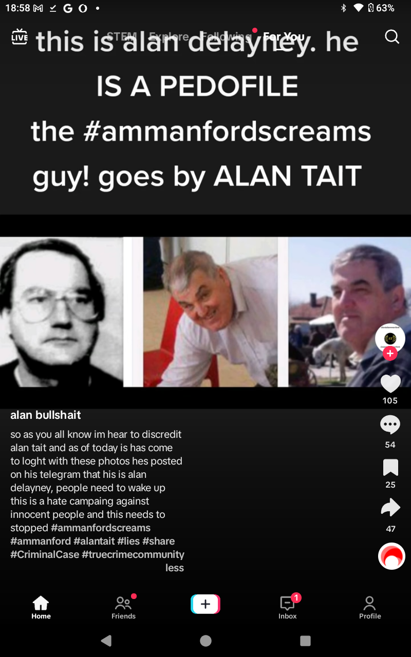 TikTok video screenshot showing side-by-side photos