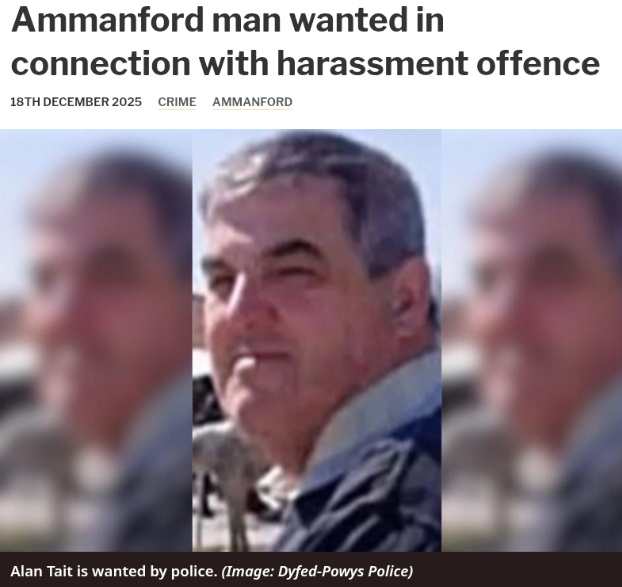 Dyfed-Powys police wanted photo